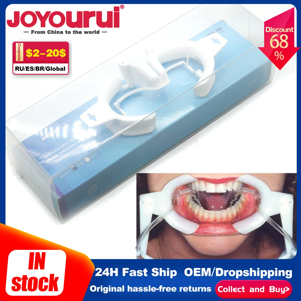 DentalMouthOpenerwithSalivaSuctionOrthodonticsRetractor