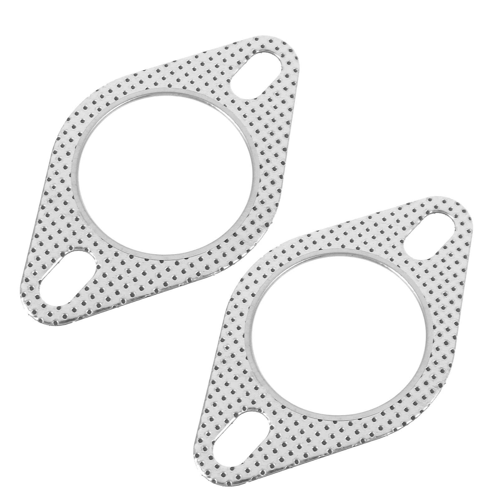 2 Pcs Muffler Gasket Exhaust Flange for Manifold Car Accessories Washers Metal Replacement Pipe