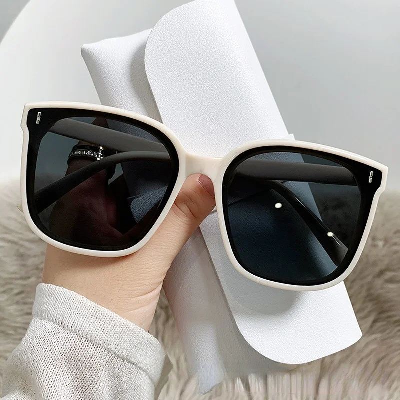 Women Large Frame GM Sunglasses Brand Designer Vintage Square Sun Glasses Female Classic Oversized UV400