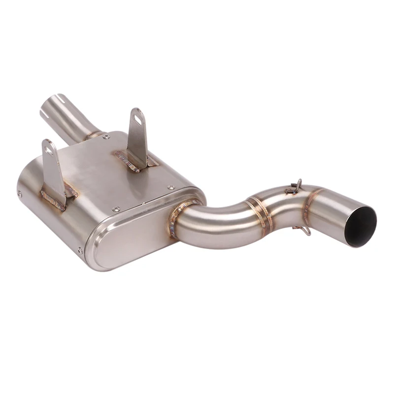 Motorcycle Exhaust Escape System Modified Middle Link Pipe Connect Original Muffler Slip On For QJMOTOR QJ600GS SRK600 SRK600RR - Image 6