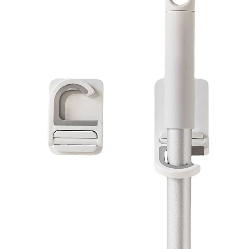 Multifunctional Hooks Kitchen Hook Mop & Broom Holder Mop Storage Rack Home Storage Accessories Mop Clip Wall Mount Broom Mop Clip Holder Self-adhesive Broom Brush Mop Hanger Organizer Rack Kitchen Bathroom Storage Multi-Purpose Hook