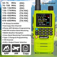 TIDRADIO H3 Long Range Walkie Talkie Profesional Air Band Tow Way Radio Phone APP Wireless Programming Rechargeable Station GMRS 1