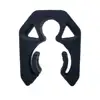 Diving Quick Release Pipe Clip Buckle Hose Holder Clip BCD Hose Second Stage Fixed Hook Pressure Gage Hanging Parts Hose Clip 4