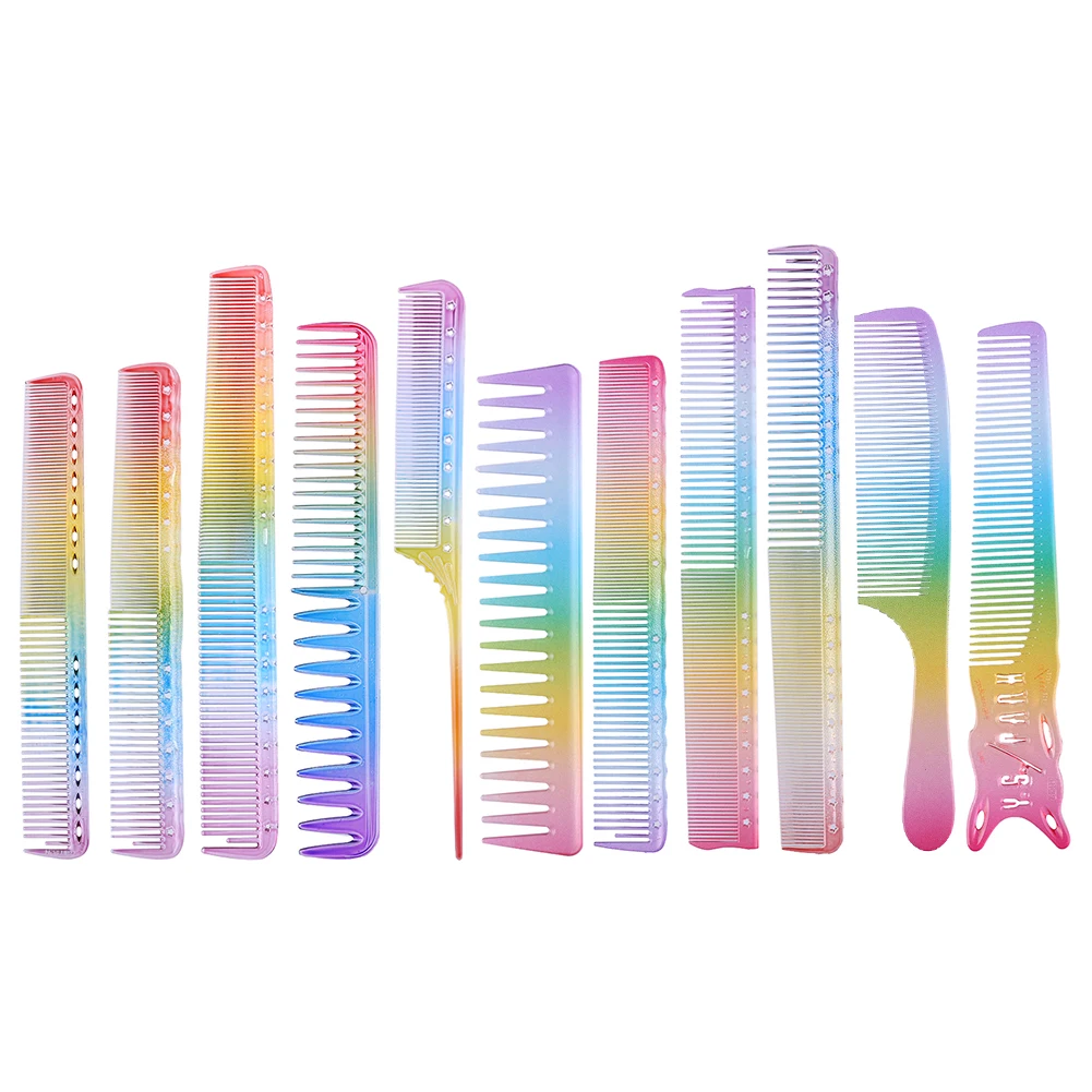 Anti-Static Rainbow Hair Comb Double Head Entangled Comb Hair Styling Tool