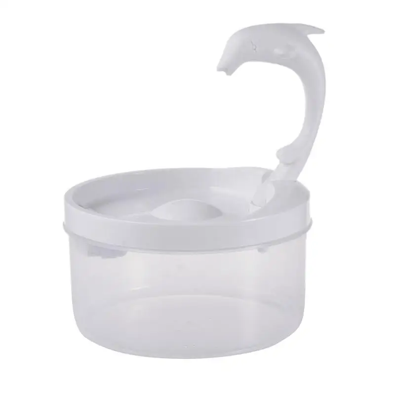 

L Dolphin Swan Neck Pet Cat Water Dispenser USB Charging Automatic Circulation Drinking Fountain With LED Light For Cats Dogs