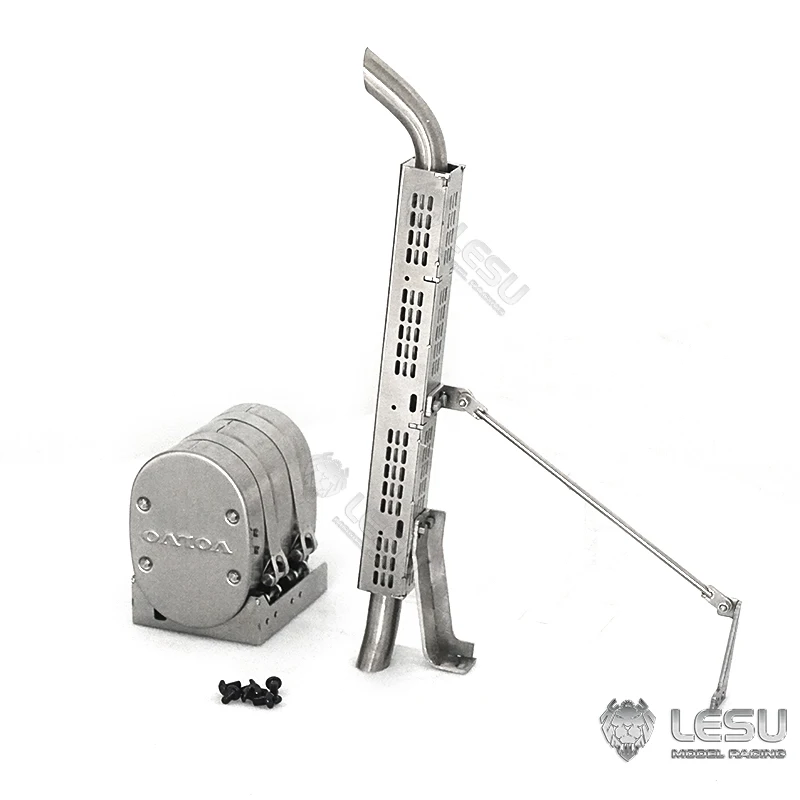

LESU Spare Part Metal Exhaust Tank Compatible With DIY 1/14 RC Tractor Truck Car Model Toy TOUCAN HOBBY TH20318