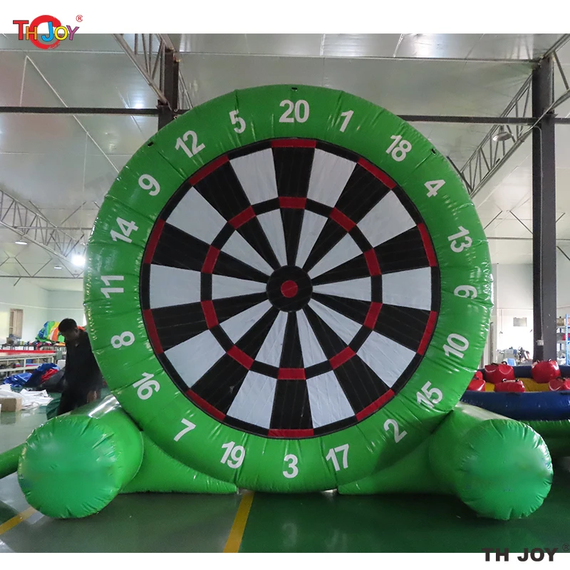 Outdoor PVC Foot Dart Inflatable Football Dart Board Sticky Soccer Balls Giant Foot Kicking Ball Sports Target Games