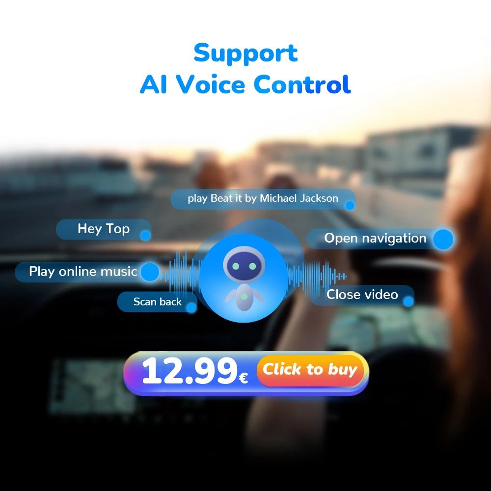 8G 128G Wireless Carplay Android12 AI Voice Car Radio Multimedia For Toyota RAV4 2007 2008 2009 2010 2011 Navigation GPS DSP IPS