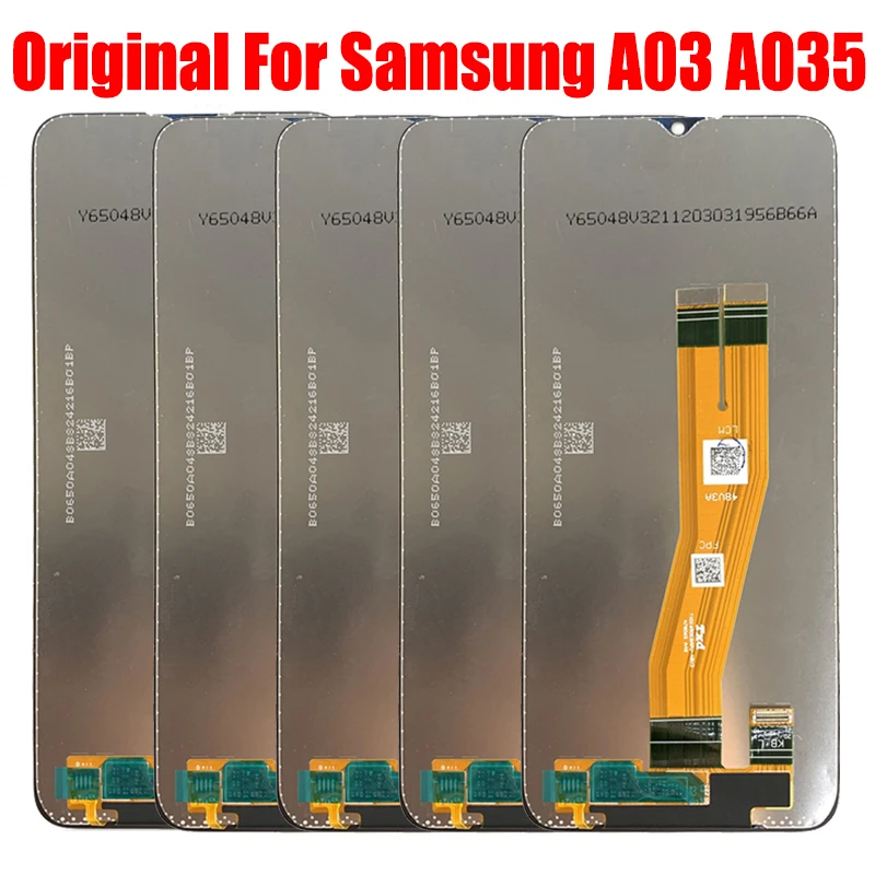 

5pcs Original LCD For Samsung Galaxy A03 A035 SM-A035F/DS A035M A035F LCD Display Matrix Touch Screen Digitizer Panel Assembly