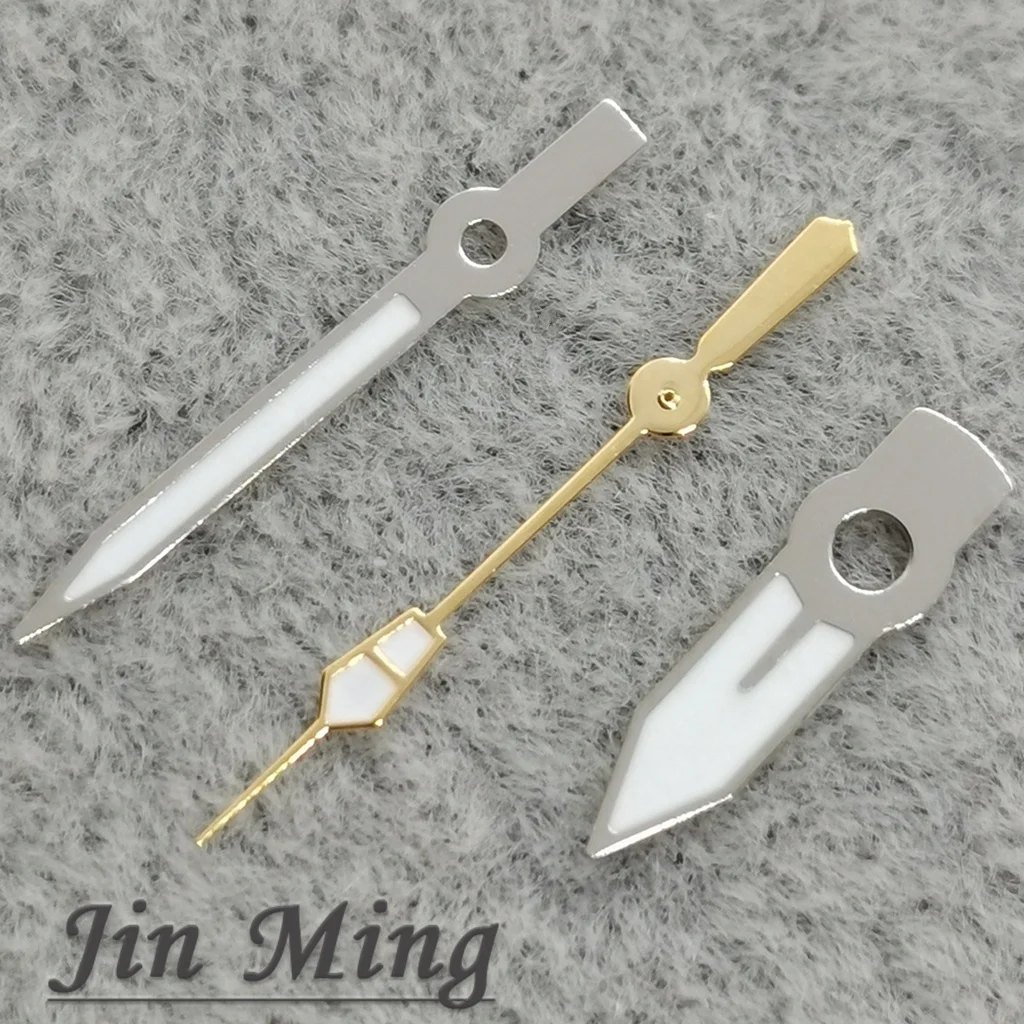 High-Quality Luminous Green and Silver Watch Hands