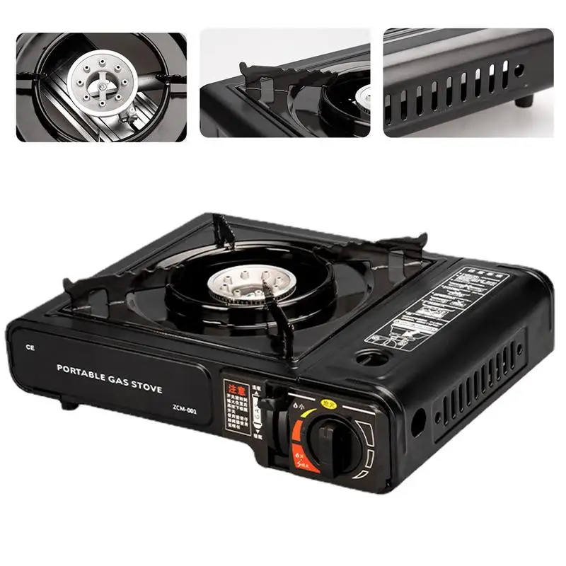 OutdoorStoveForCookingCassetteCampingStoveSingleBurnerPortable