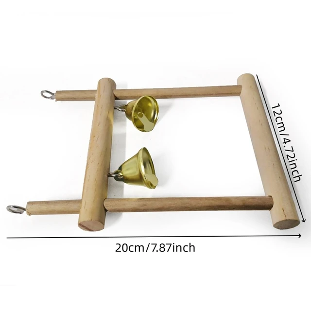 8PCS Set Combination Parrot Bird Toys 5