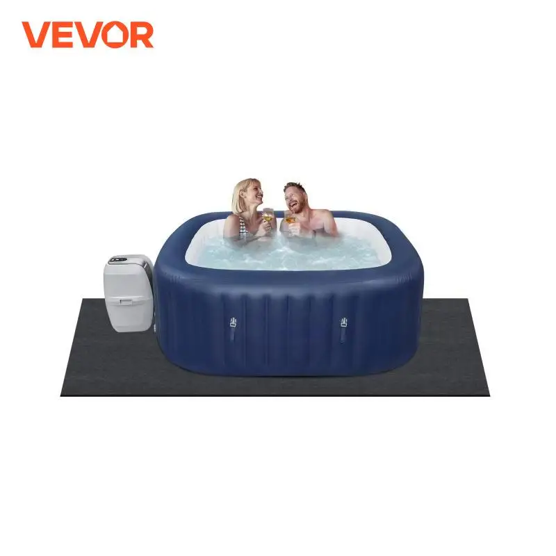 VEVOR Hot Tub Mat Extra Large Inflatable Hot Tub Pad Waterproof Proof Backing Protector Mat for Outdoor Indoor and Car Repair