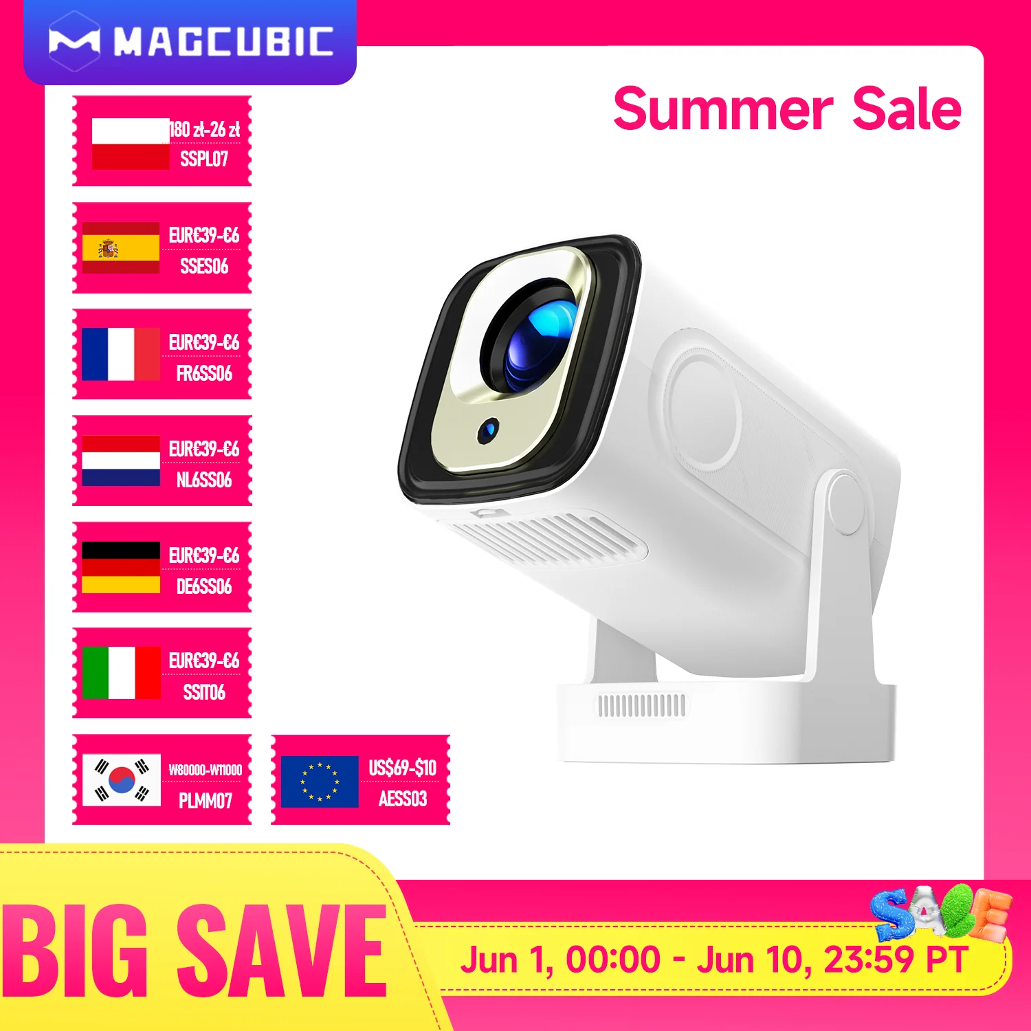 Magcubic HY310 Android 11 Projektor z Polski za $57.48 / ~214zł Magcubic HY310 Android 11 Projektor z Polski za $57.48 / ~214zł