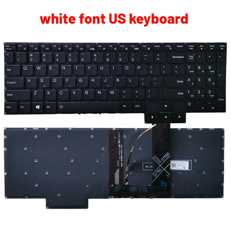 NEW Russian/US/UK/French/Spanish Laptop Keyboard For Lenovo IdeaPad Gaming 3-15IMH05 15ARH05 15ACH05 3-15ACH6 3-15IHU6 backlight