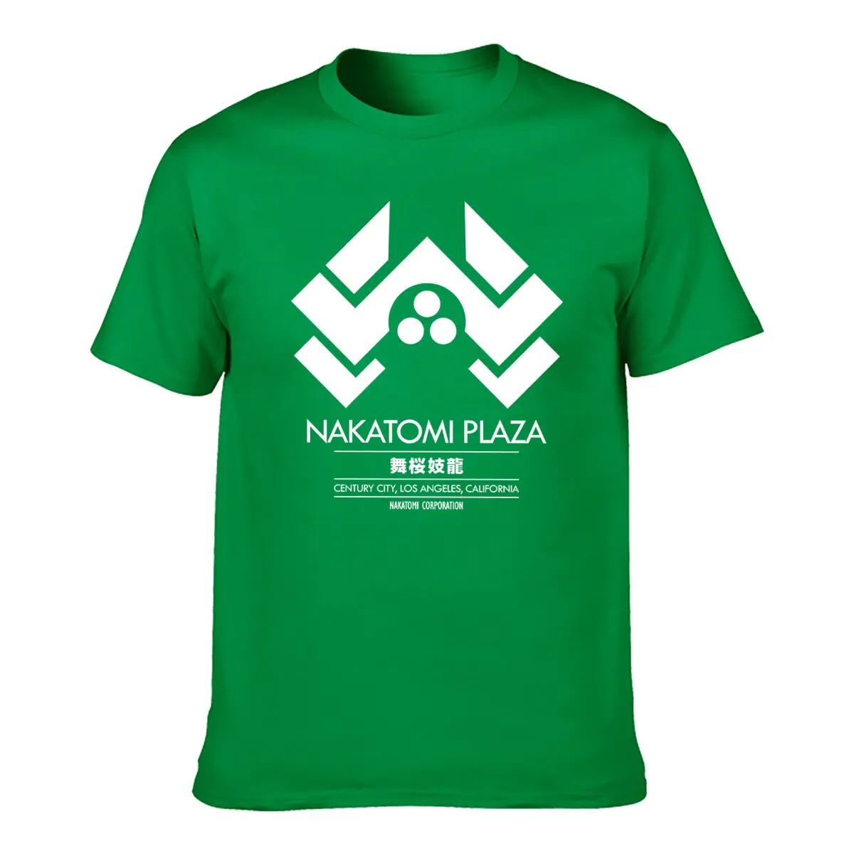 Die Hard Nakatomi Plaza V-Neck Camiseta De Hombre Blanca Size S