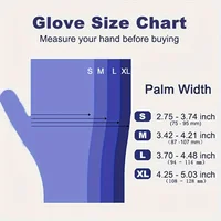 100/50/20PCS Purple Disposable Nitrile Gloves Waterproof Nitrile Gloves Garden Tattoos Household Dishwashing Cleaning Tools 2