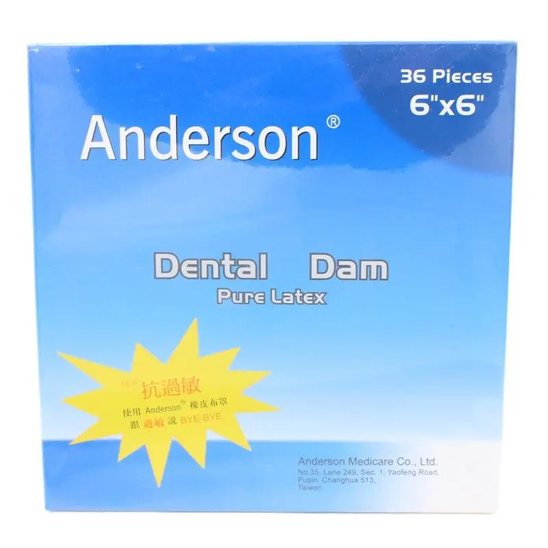 1box Dental Rubber Dam Sheet Natural Latex Rubber barrier Dams Teeth Whitening For Adult Medium Pure Latex dental Supply images - 6