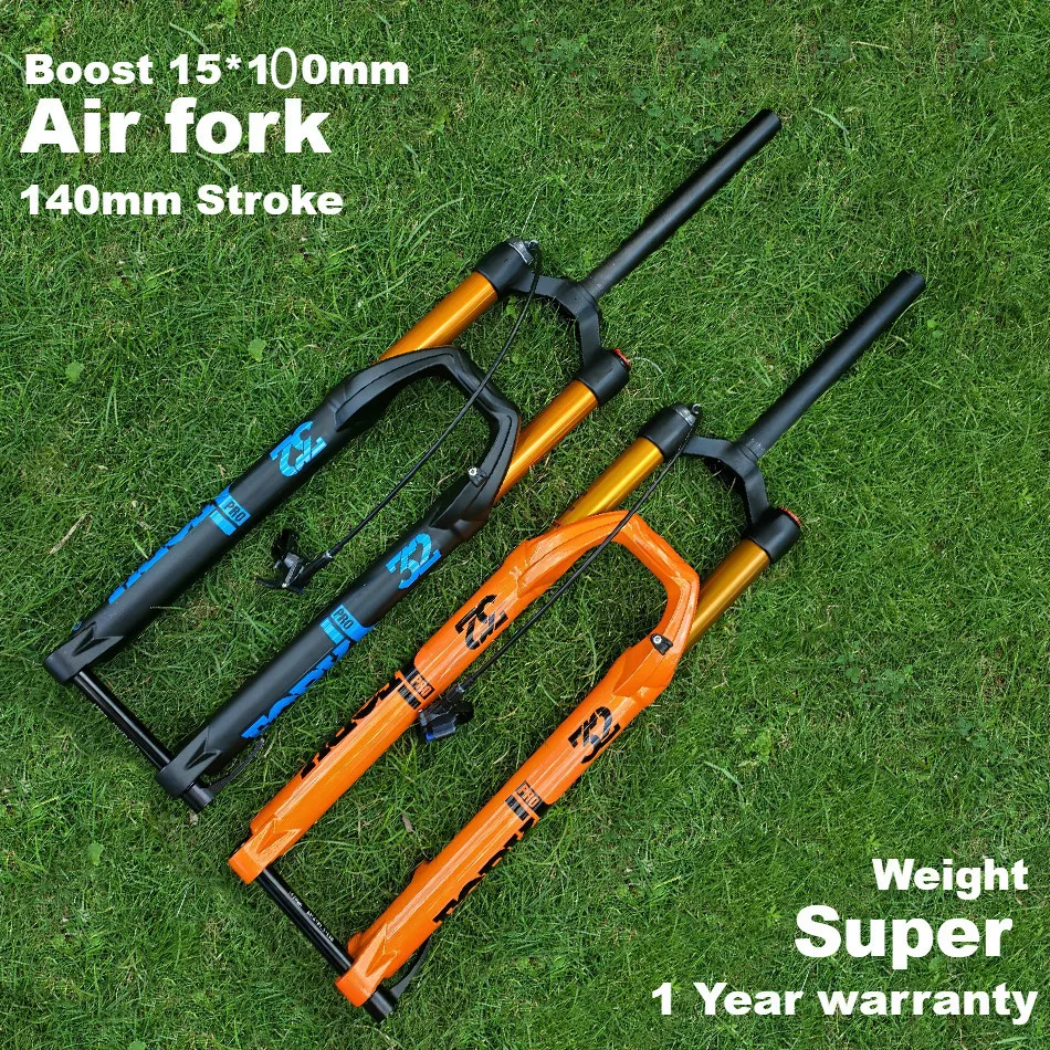 

27.5 29 Inch Mountain Bike Barrel Axle Fork Magnesium Alloy Damping Locking Spine Tube Air Fork Bicycle Accessories