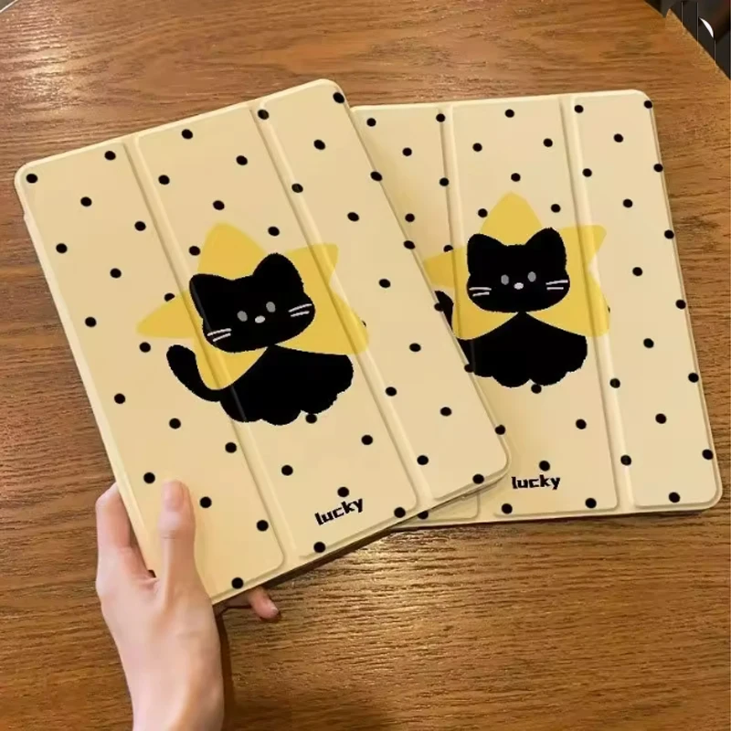 Whimsical Cat Design Tablet Case