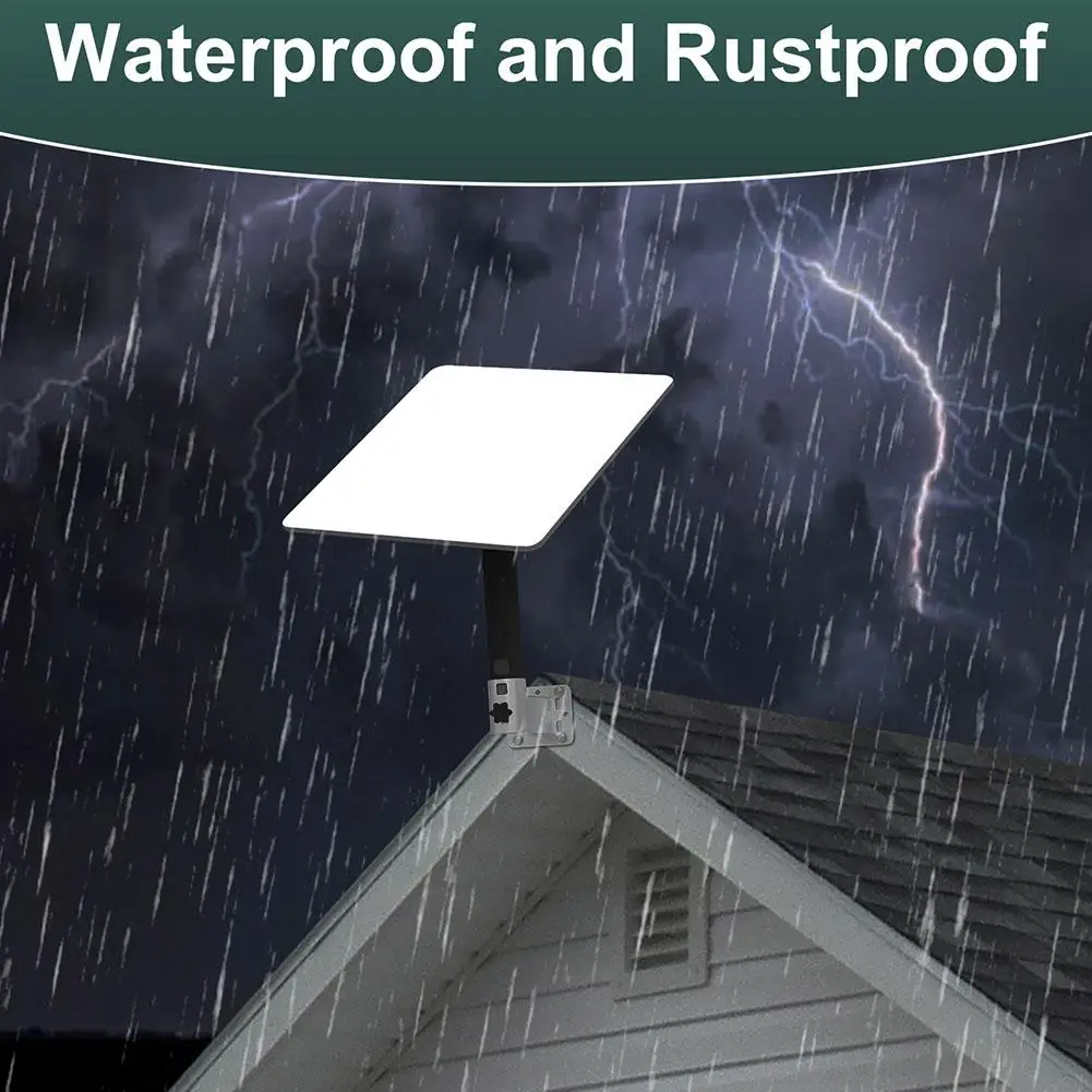 Per Starlink 1/2 Staffa A Parete Corta Doppio Supporto Antivento Per Kit Internet Starlink Kit Di Montaggio Antenna Satellitare K5F9