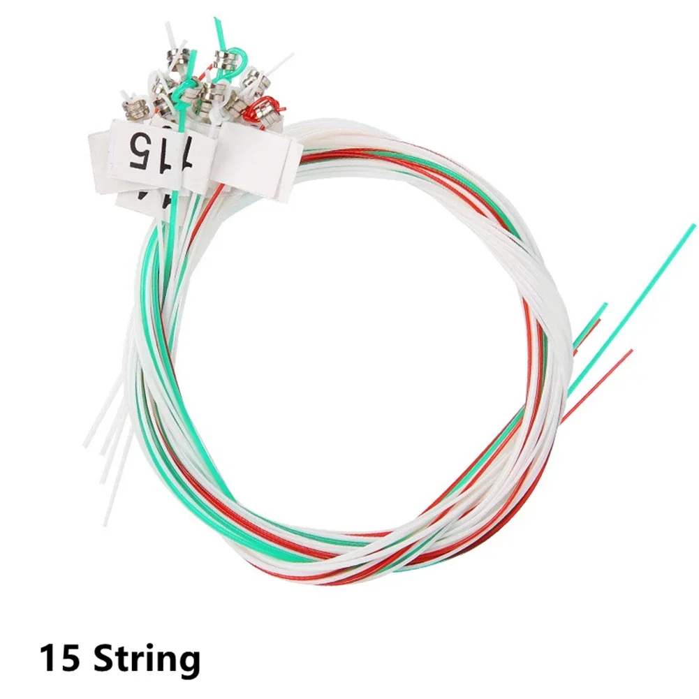 Lyre Harp Lyre Strings Outdoor Street Concert 15-24 String Brass Replacement Shiny Color Smooth Edge Beginners