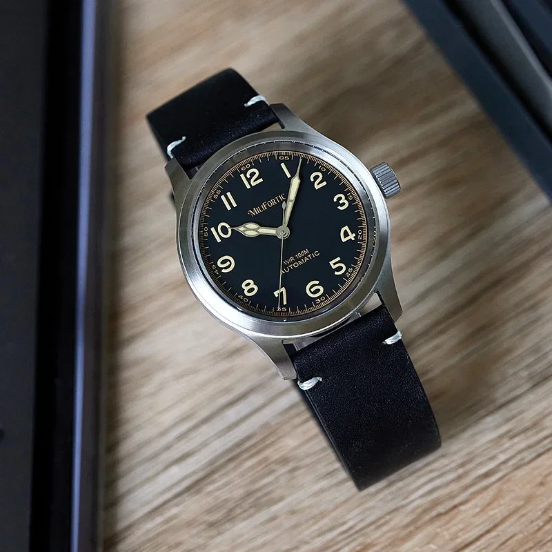 Milifortic Homage Vintage Military Watches For Men Field Watch 