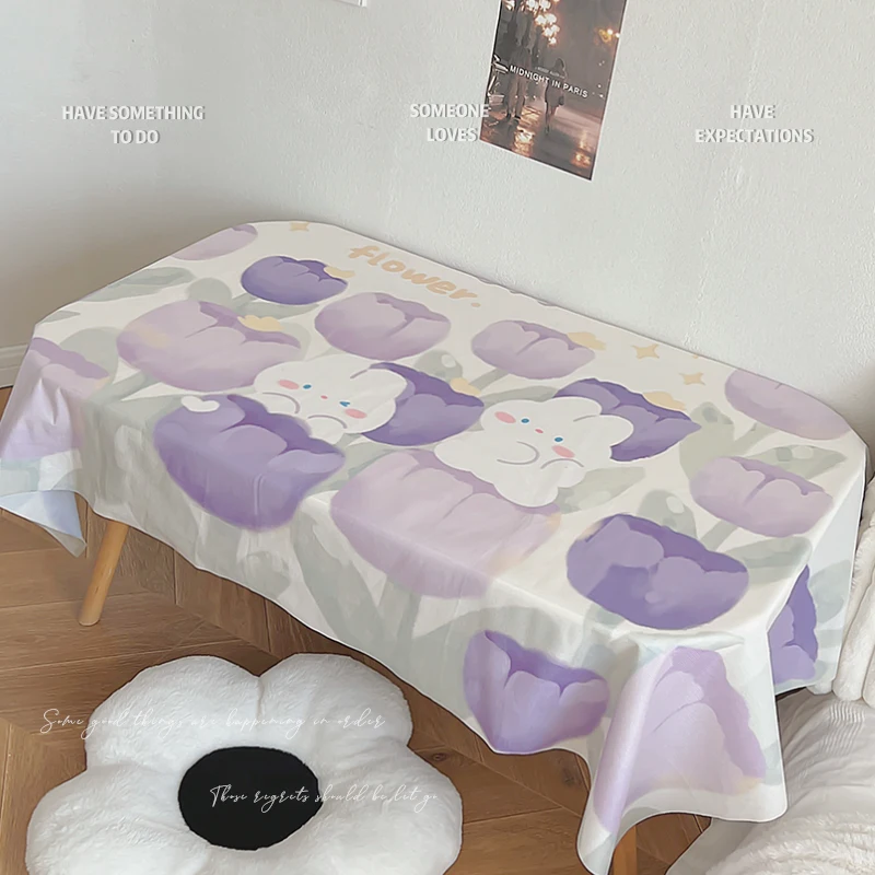 

Rectangular family living room, coffee table, round table, desk mat, student dining table, tablecloth