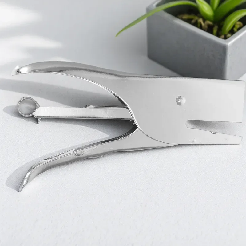 플라이어 스테이플러 핸드 그립 손쉬운 2-20매 용지 사용 가능, 걸림 방지, 24/6 스테이플, 학교용 플라이어 스테이플러