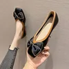 Fashion Flats for Women Single Shoes Butterfly-knot Soft Comfortable Women Flats Slip-on Ladies Boat Shoes Plus Size 41 A4883 2