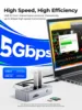 ORICO Metallic USB3.1 Hub 5Gbps High Speed Transmission 8 Ports Simultaneous Expansion Ports For All Macbook Mac Mini 2
