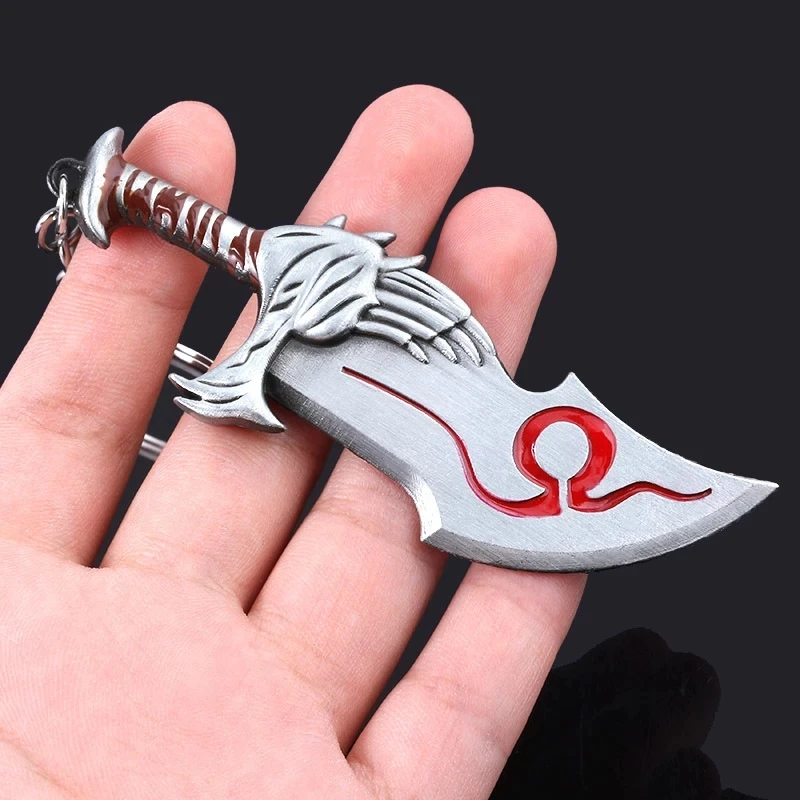  crafthand Kratos Weapon Blade of Olympus Vintage Keychain  Metallic Keyring Great Birthday Present for Friends Game Peripheral  Collection Backpack Pendant : Clothing, Shoes & Jewelry