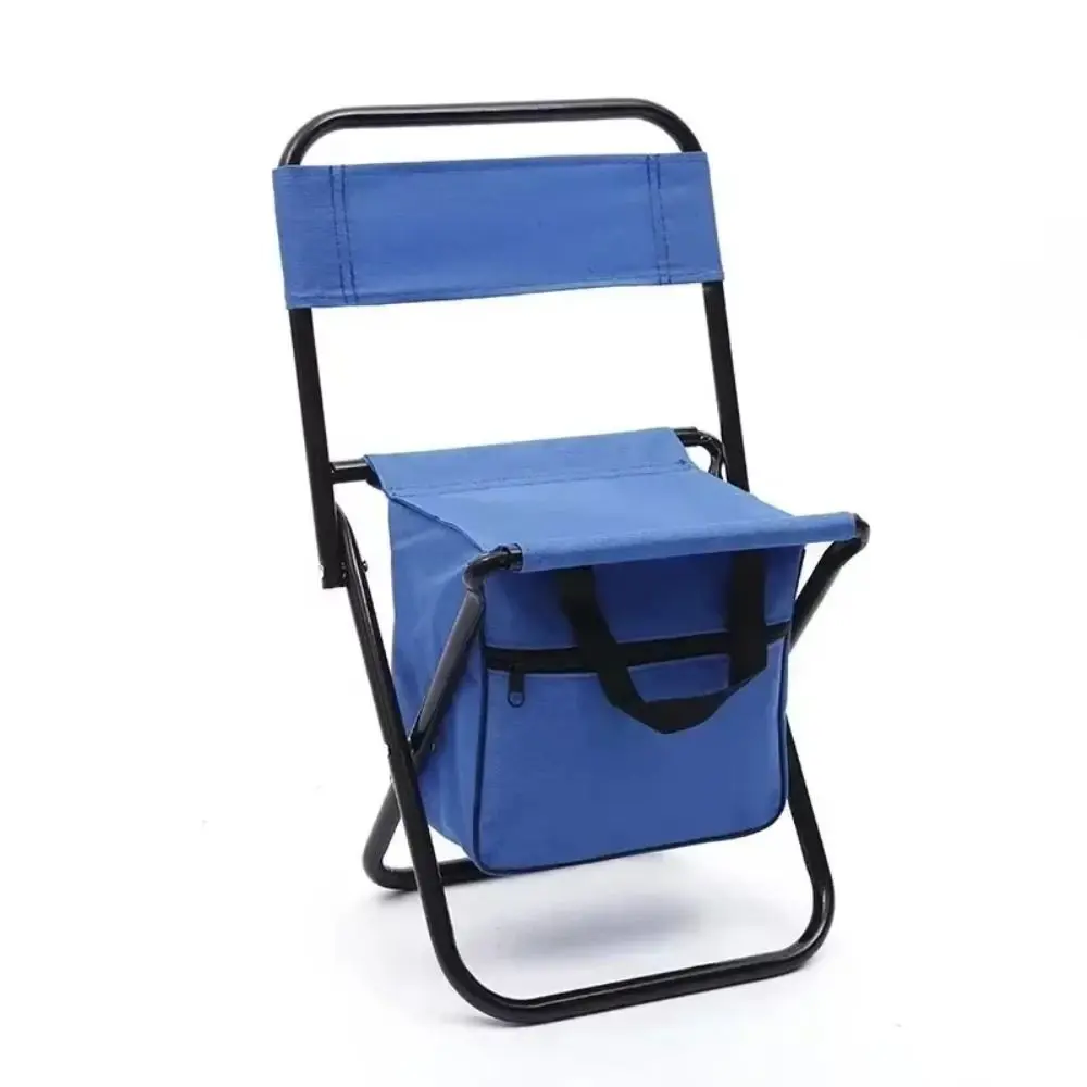 Description Picture 6 of itemWear-resistant Folding Camping Chair Strong Load-bearing with Storage Box Foldable Fishing Chair Crossbody Handbag style