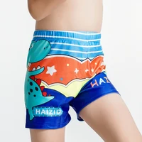 Boys Swim Trunks Toddler Swim Shorts Quick Drying Swimming Boxer Briefs Cute Dinosaur Shark Print Children's Swimwear Swimsuit 4