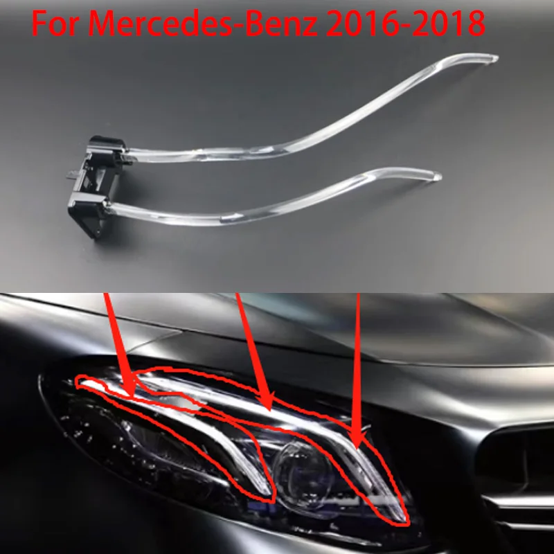 

For Mercedes-Benz E-Class W213 2016-2020 LED DRL Headlight Light Guide Plate Daytime Running Light Tube Car Running Light Bar