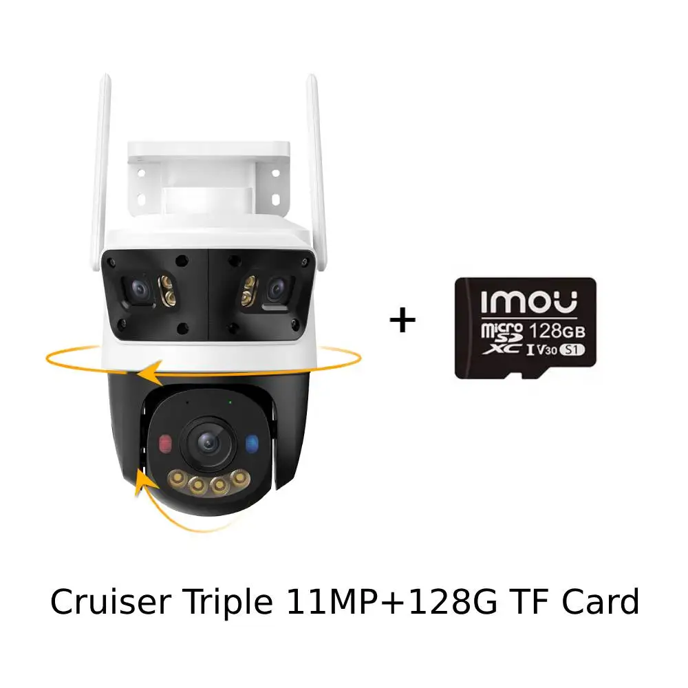 IMOU Cruiser Triple Lens Outdoor Camera 2 Red-Bule Warning Light