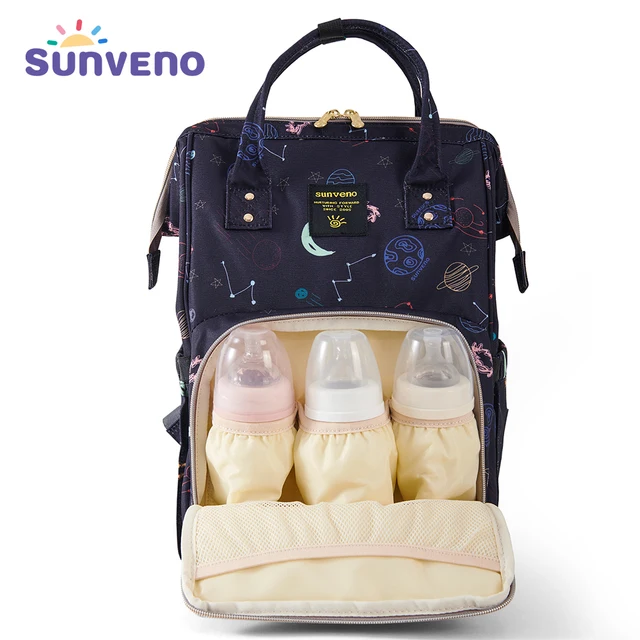 Sunveno Fashion Diaper Bag Backpack Large Capacity Baby Bag Mommy Mate–  besitoz