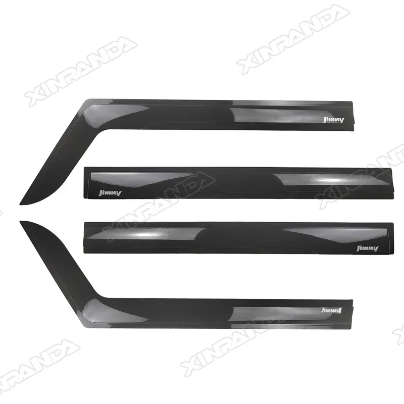 Width Jimny Window Visor Windows Rain Guard Weathershield Sun Rain Deflector with For Suzuki XL Jimny 5 Door JC74