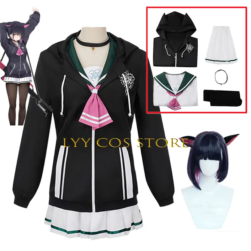 

Kyoyama Kazusa Cosplay Anime Blue Archive Costume JK Uniform Halloween Party Outfit for Women