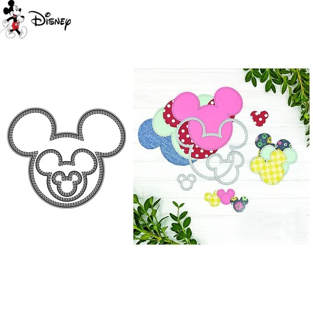 Disney Mickey Mouse Alphabet Metal Cutting Dies for DIY Scrapbooking  Stencil Album Card Making Embossing Crafts Template 2023 - AliExpress