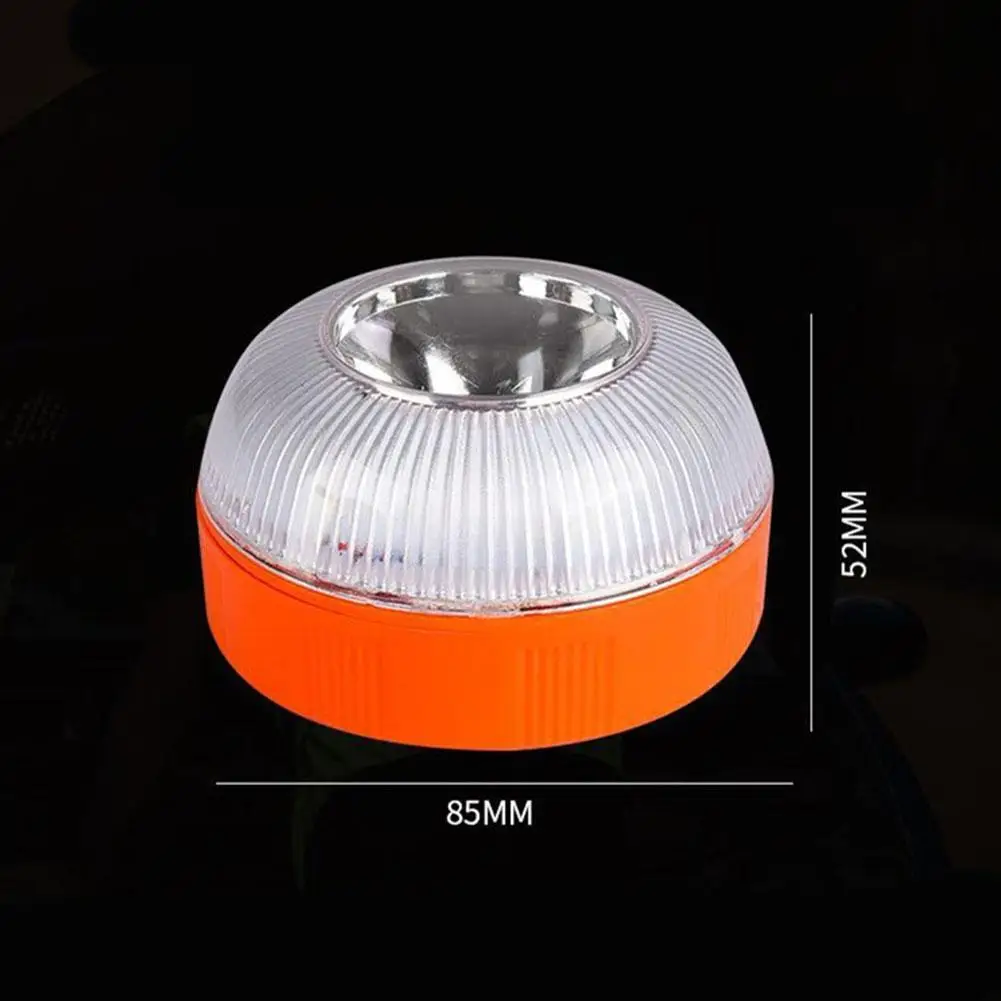 Car Strobe Light Car Emergency Beacon Light USB Rechargeable V16 Magnetic Induction Strobe Flashing Warning Light Help Flash Safety Signal Lamp