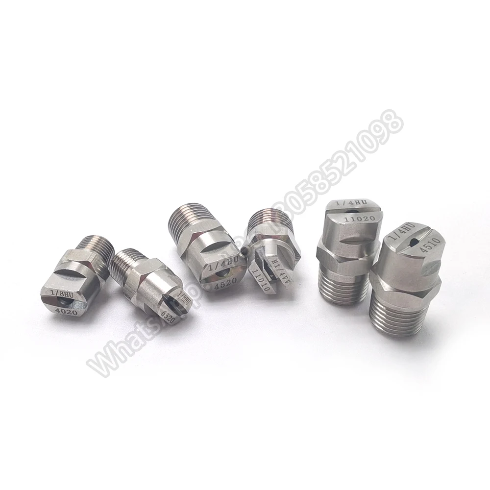 1/8‘’15/25 degree HVV HU Flat Fan Nozzle V e j e t Standard High Impact Stainless Steel Nozzle 3