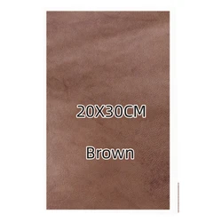 Premium 1.1mm Brown Vegetable Tanned Sheepskin Leather - Ideal for Handmade DIY Projects (20X30CM)