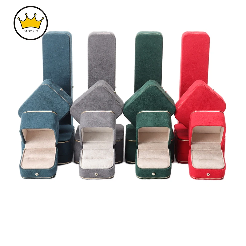 

Suede Gold Ring Earing Pendant Jewelry Box Bracelet Jewelry Box Jewelry Box Jewelry Box String Play Box