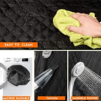 Dog Seat Cover for Back Seat, Waterproof with Mesh Window, Scratch Prevent Anti-slip Dog Bed Car Hammock, Standard 4
