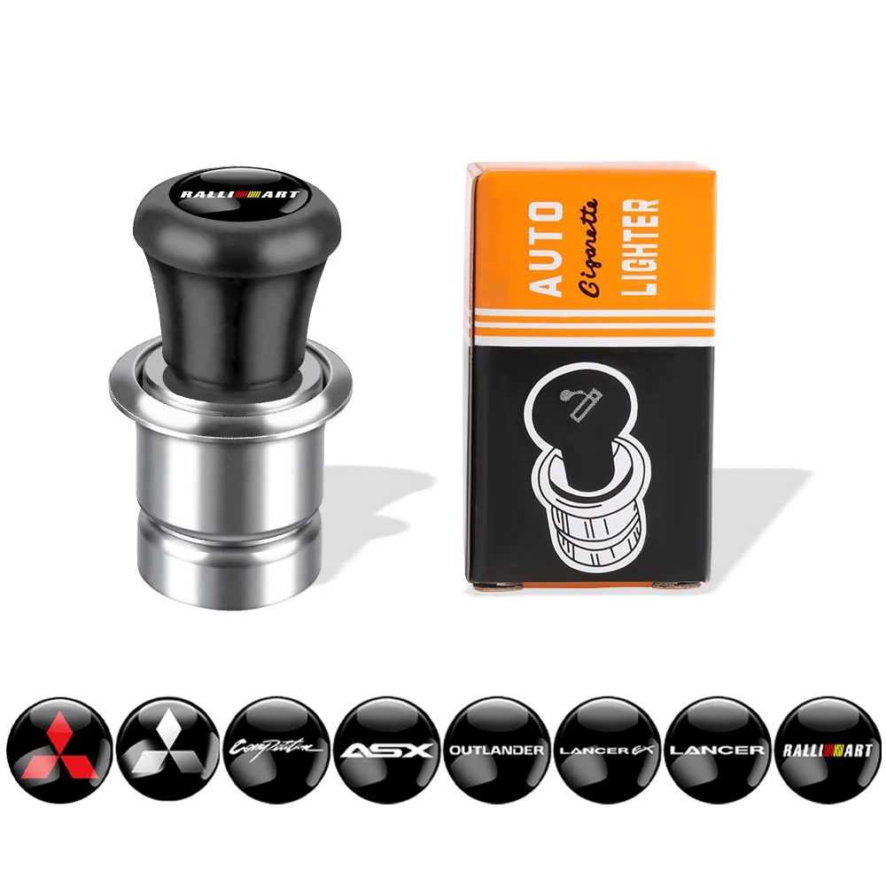 미쓰비시 랜서 Asx 아웃랜더 파제로 L200 갤런트 용 1pc 12V 휴대용 자동차 자동 담배 라이터 점화 액세서리