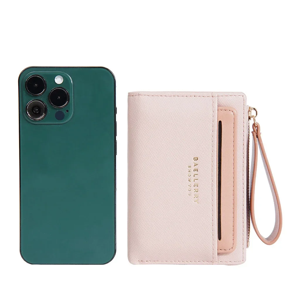 New Short Women Wallet Kpop Cute Small Women Wallet High Quality PU Leather Slim Simple Female Multi-card Bit Purse Holders