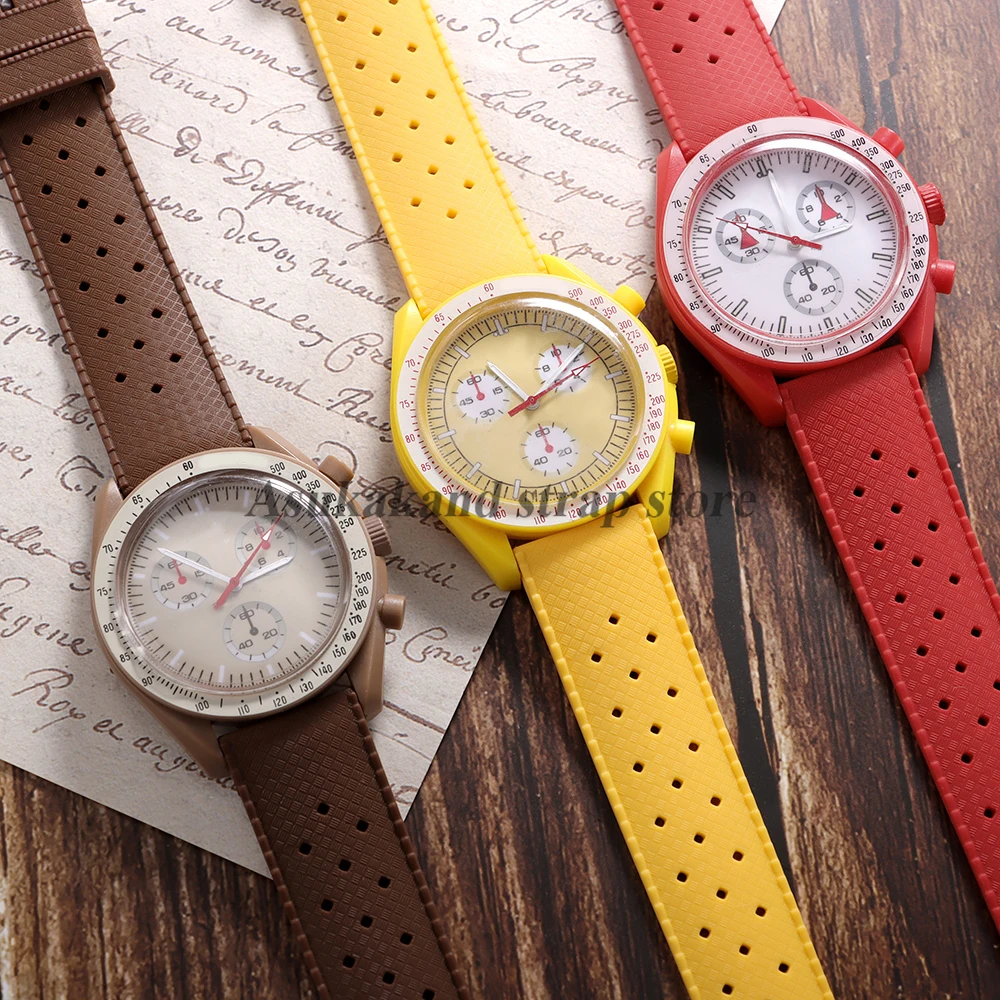 Silicone Tropical Rubber Sport Watchstrap - Unisex