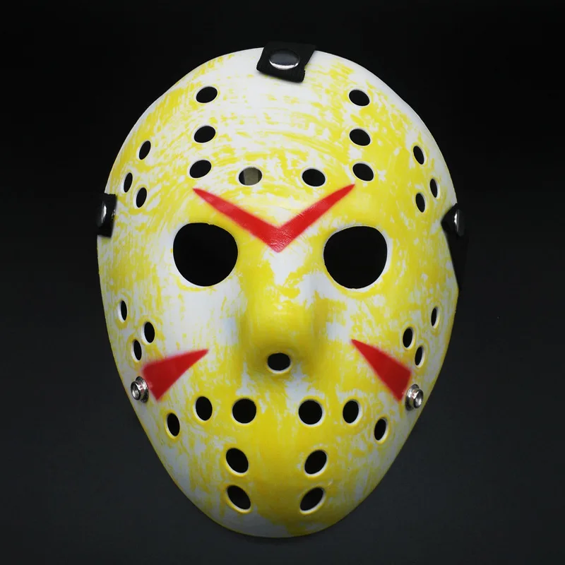 Men Horrible Jason Mask Plastic Masks for Halloween Performances Full Face Mask with Holes Party Cosplay Accessories masquerade mask full face mask half face mask