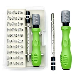 Compact 32 - in - 1 Precision Screwdriver Set with Magnetic Phillips Bits for Multifunctional Repairs (32 in 1 PLUS)